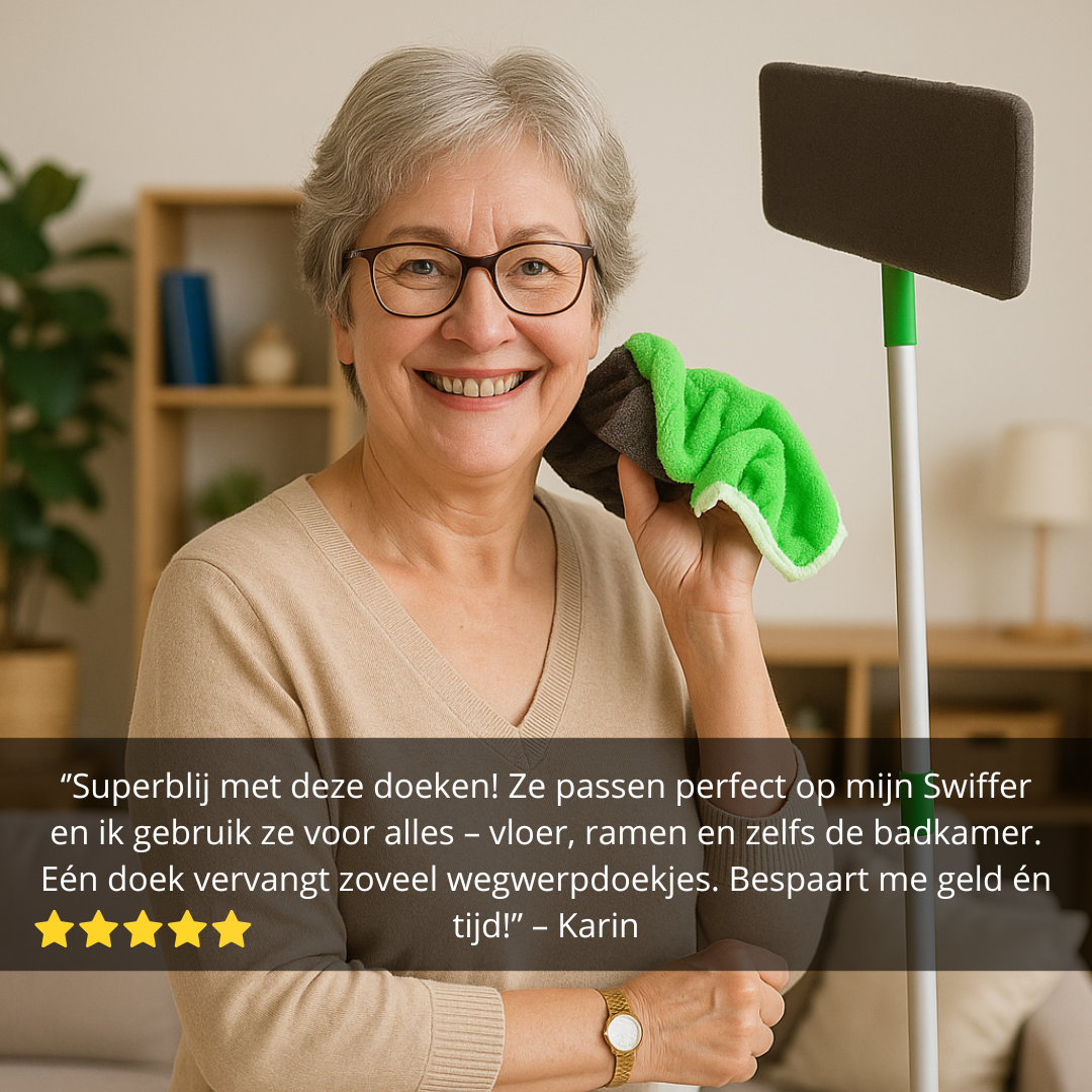 Mila GreenSweep™ - Herbruikbare mop voor Swiffer