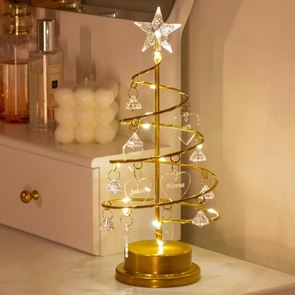 Familieboom | Mooie Gepersonaliseerde Kerstboomlamp