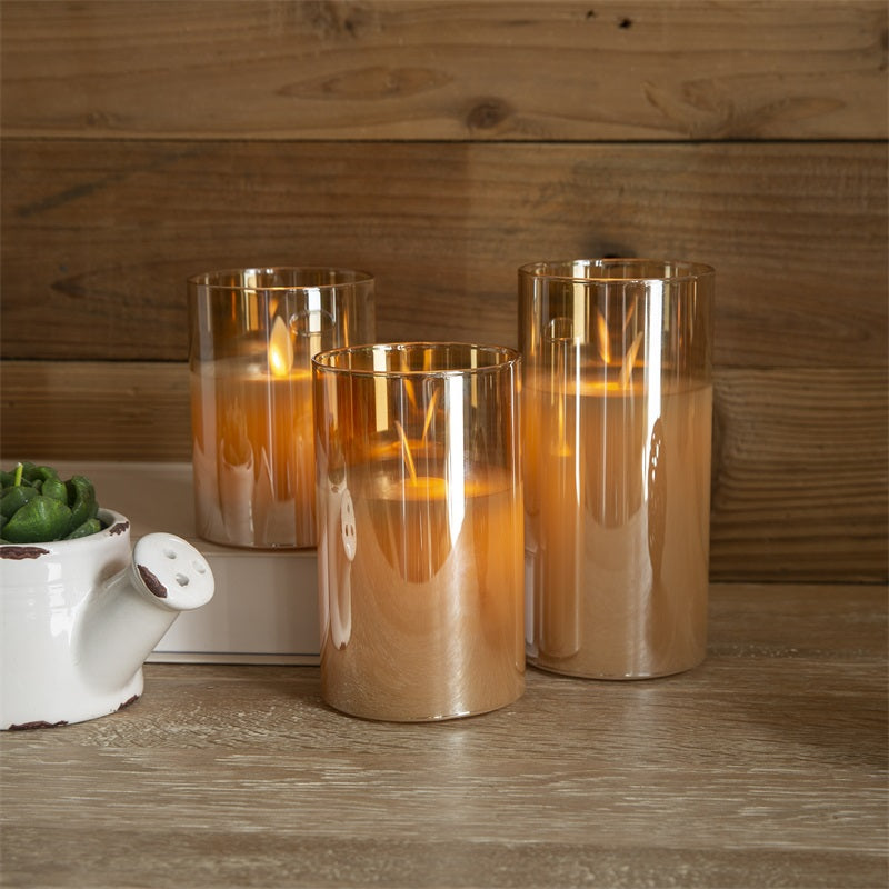 Flamerick LED Blokkaarsen met Afstandsbediening & Timer