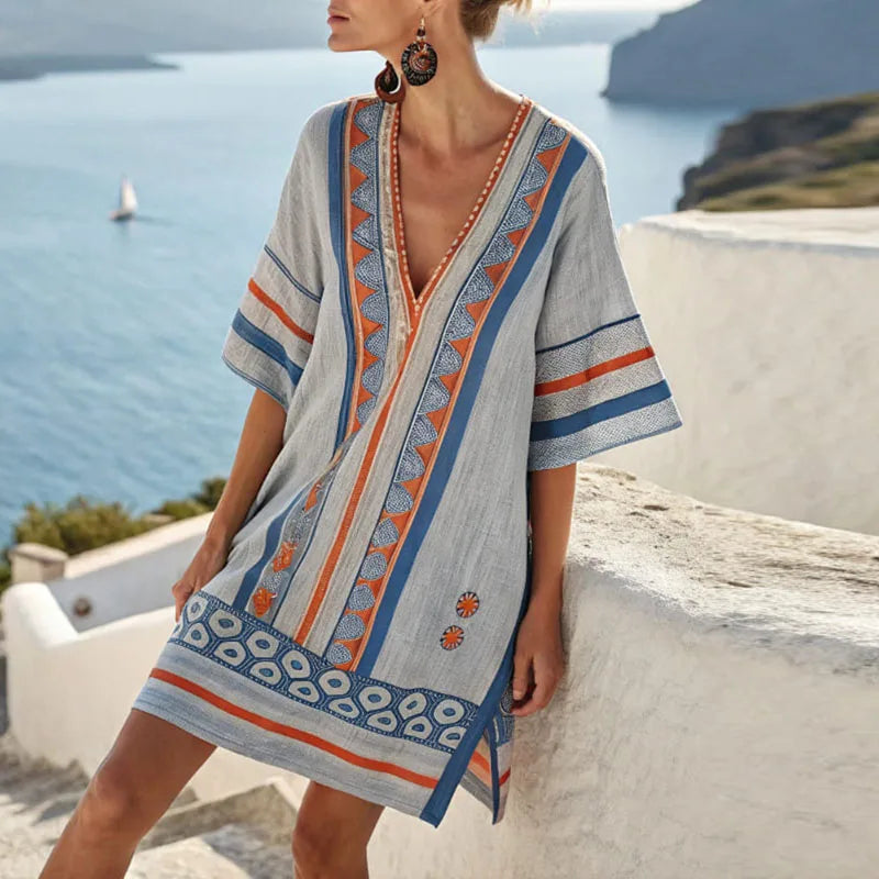 Elegante Gwen - Vloeiende Maxi-jurk voor Alle Gelegenheden