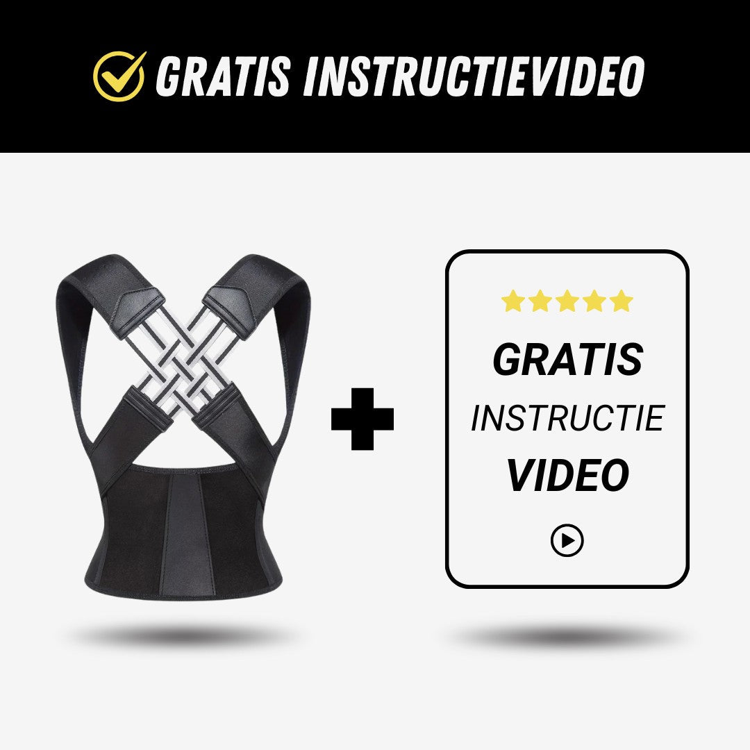 Verstelbare Rugbrace - Rughouding Ondersteuner