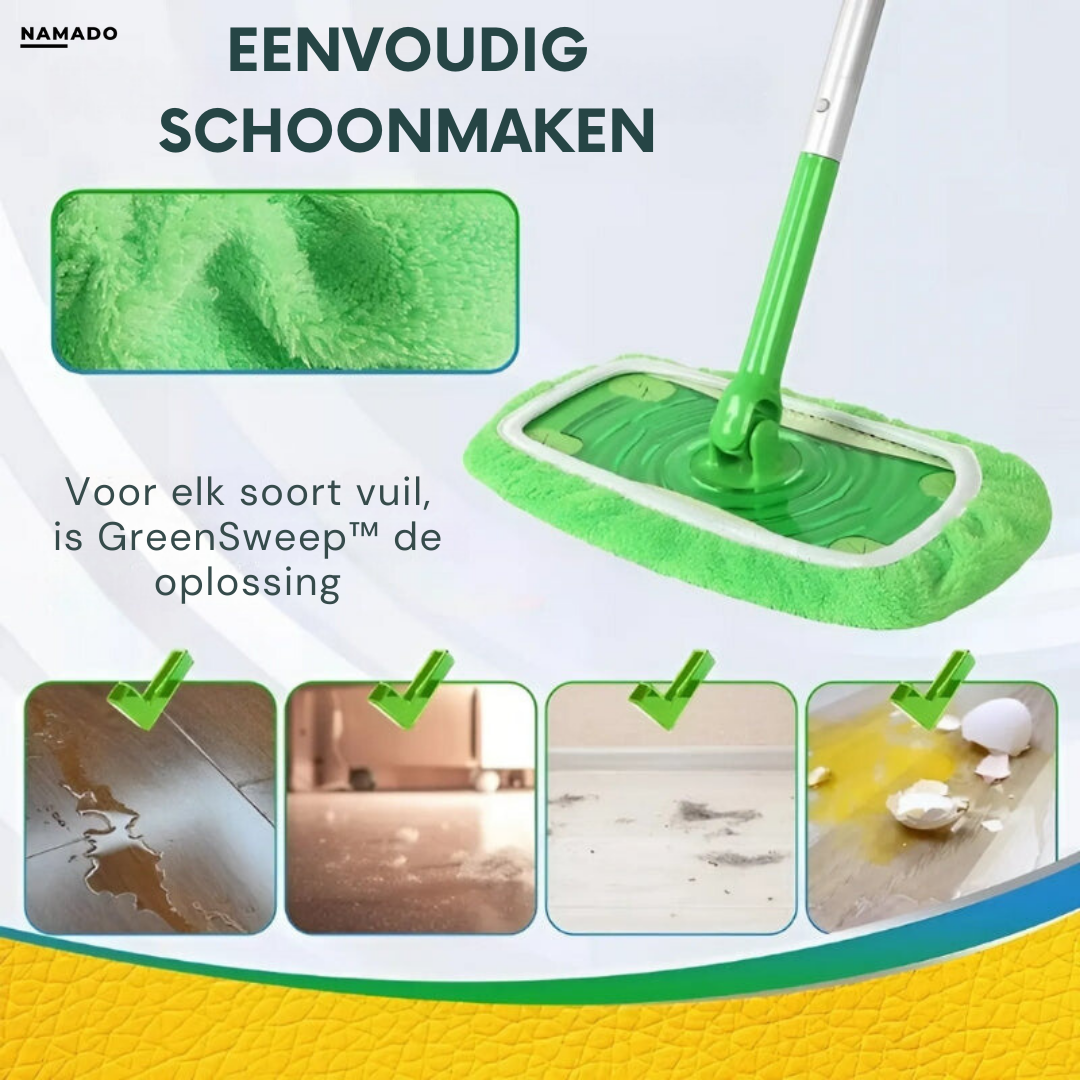 Mila GreenSweep™ - Herbruikbare mop voor Swiffer
