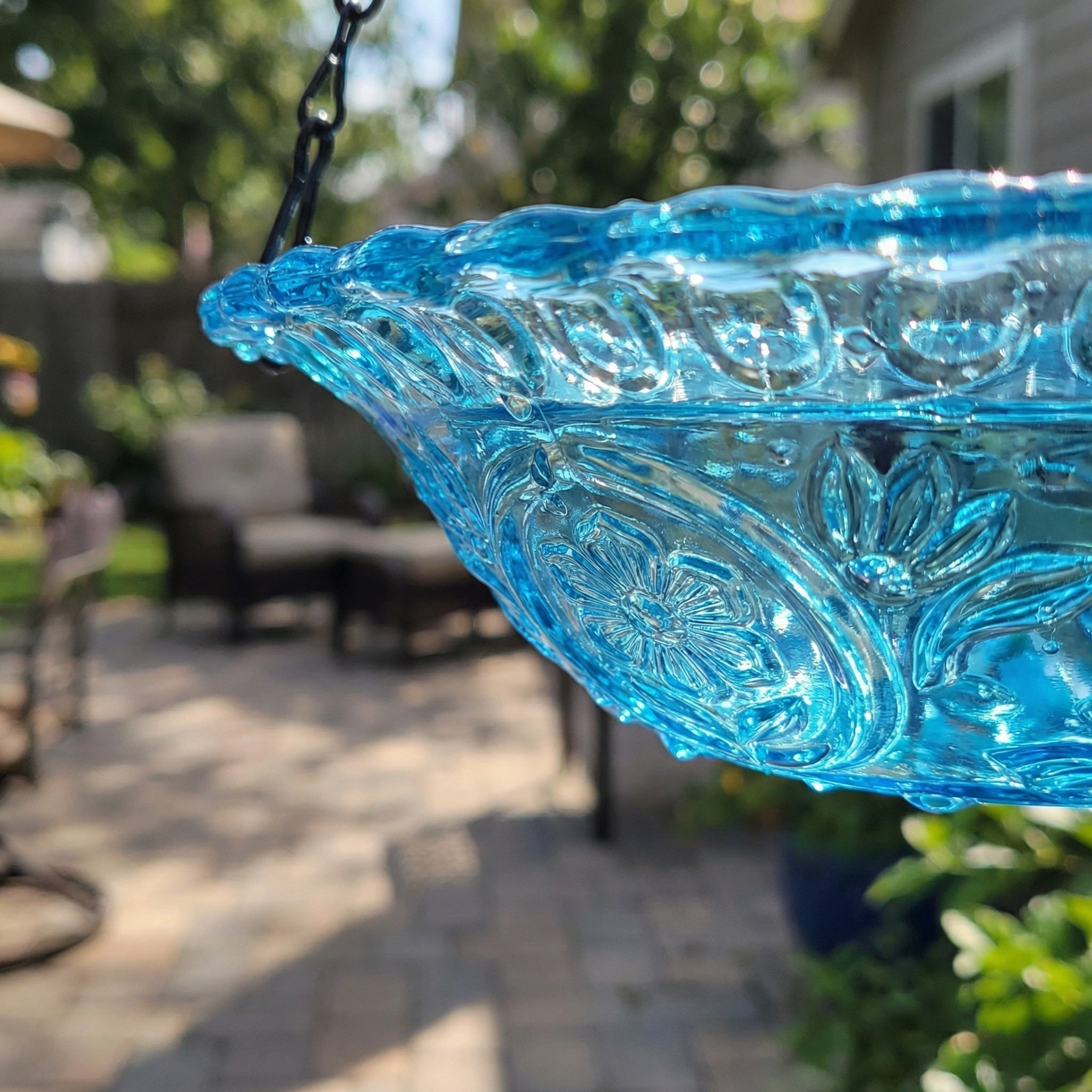 Solar Cascade hangend vogelbad met fontein