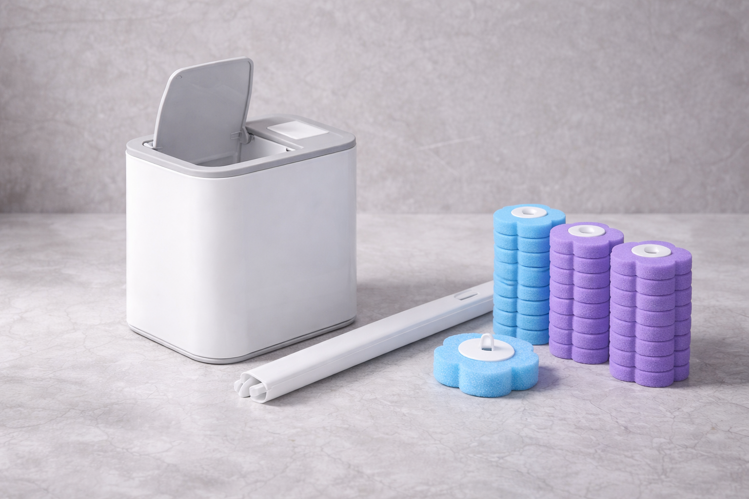 Hygiënix™ Toiletborstel met Navulkoppen