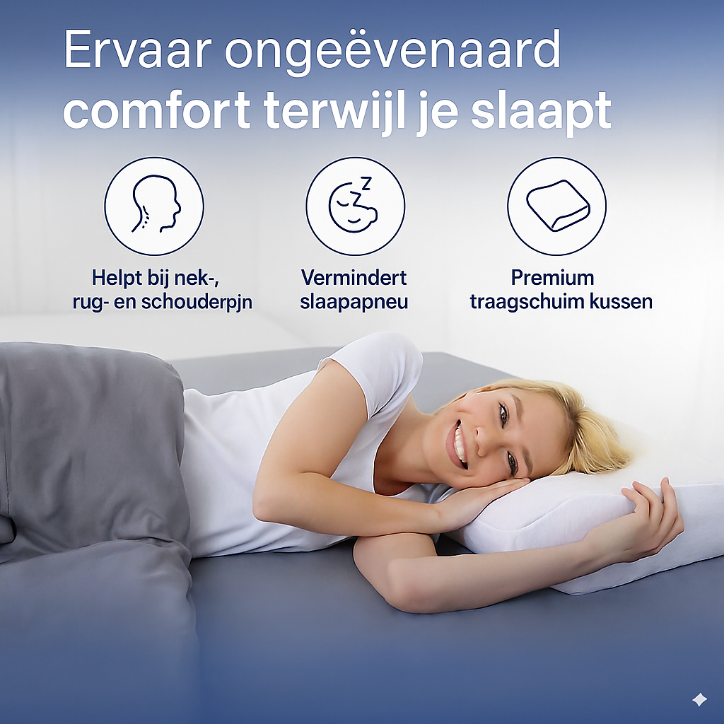 OrthoSleep™ – Verlichting voor nek en schouders