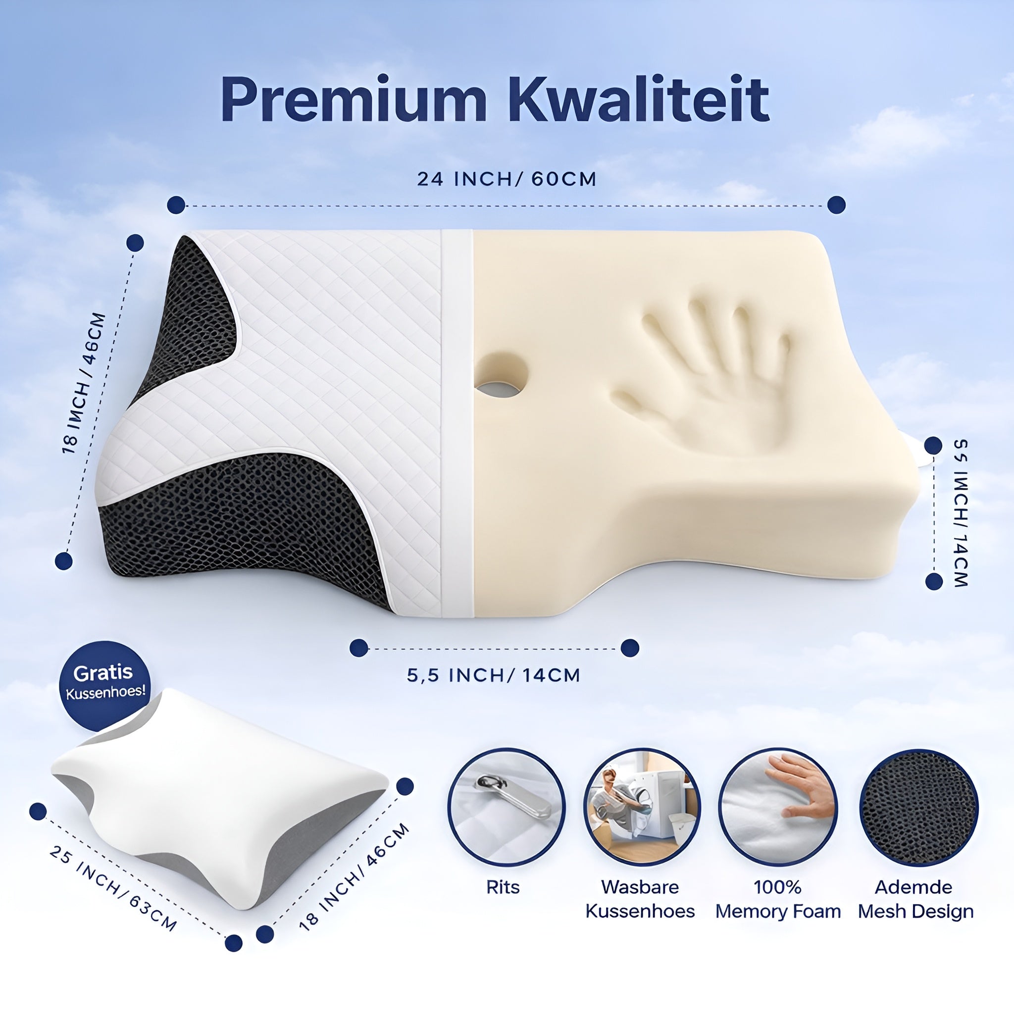 OrthoSleep™ – Verlichting voor nek en schouders