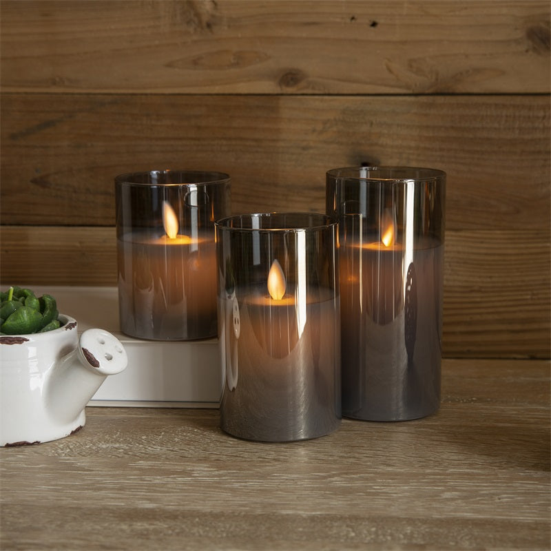 Flamerick LED Blokkaarsen met Afstandsbediening & Timer