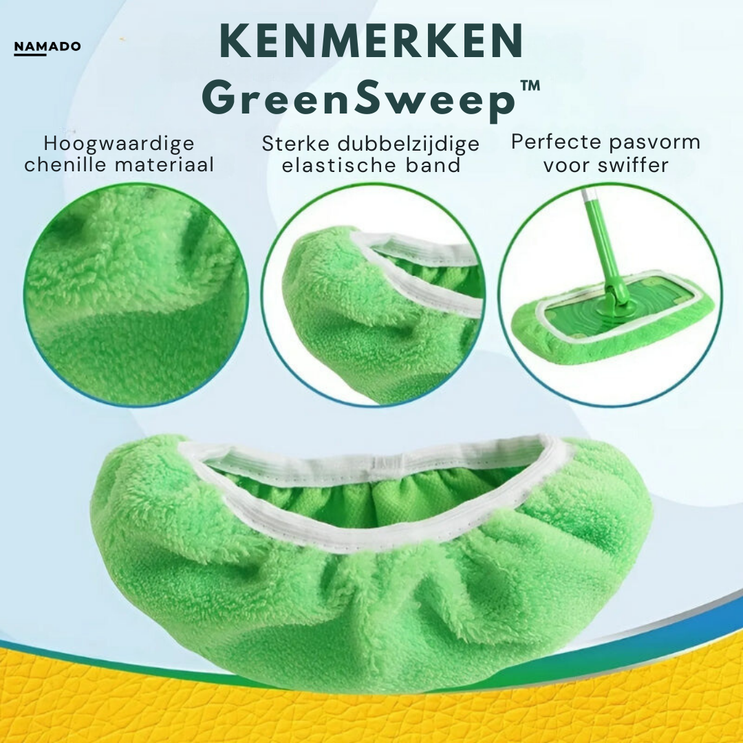 Mila GreenSweep™ - Herbruikbare mop voor Swiffer